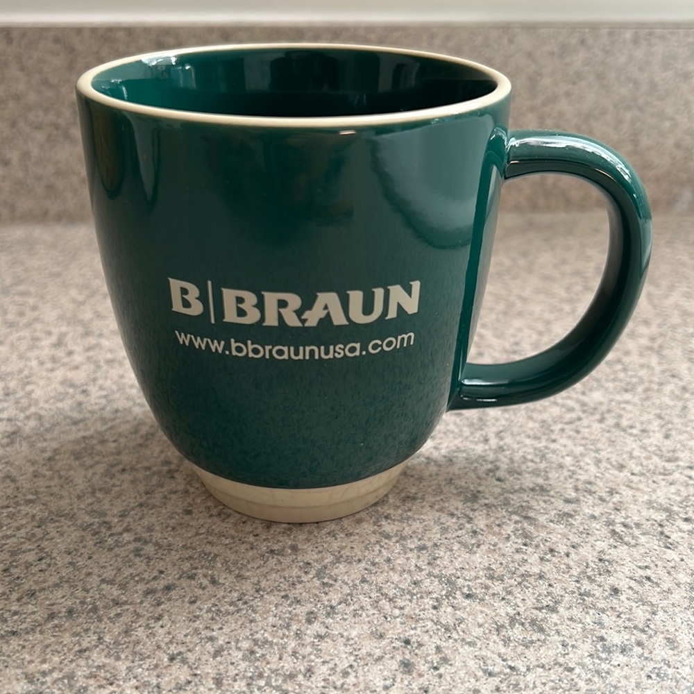 Braun pharmaceutical drug rep mug